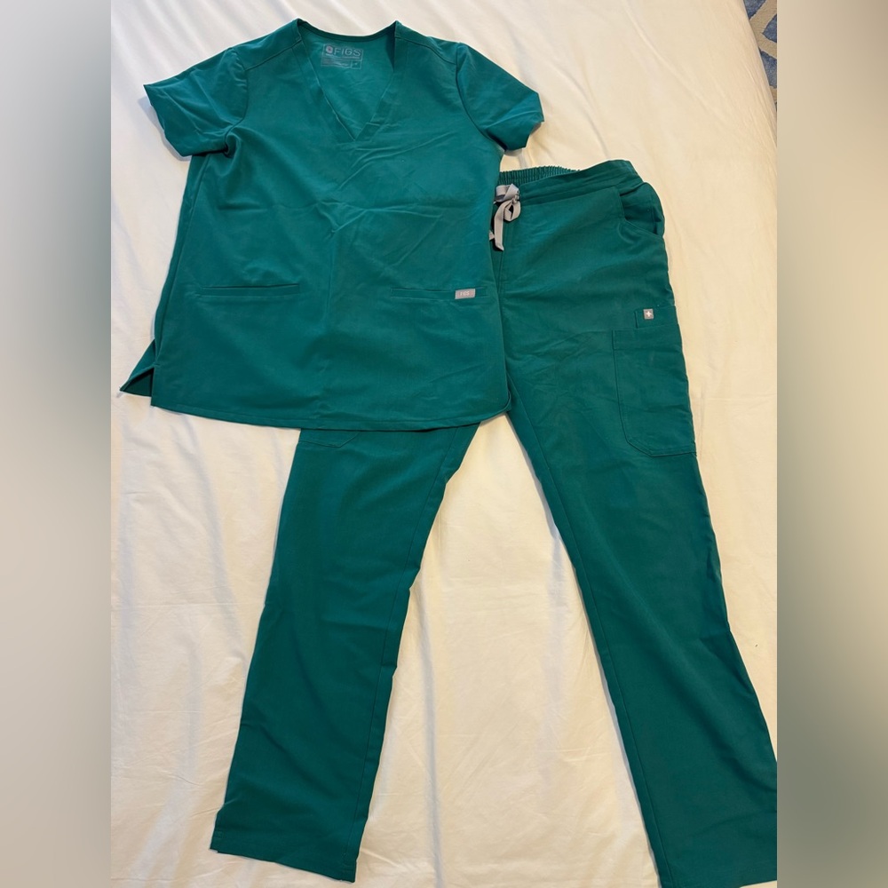 Teal Scrub Set